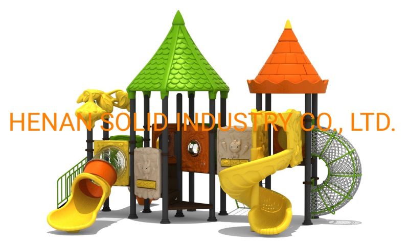 Daycare Kids Outdoor Commercial Play Slide Equipment for Sale in School