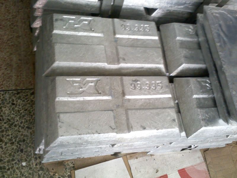 High Content, High Purity and High Quality Zinc Ingot 99.995