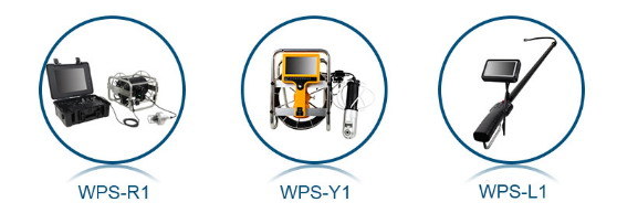 Wopson 120m PTZ Security Portable Push Inspection Sewer Camera