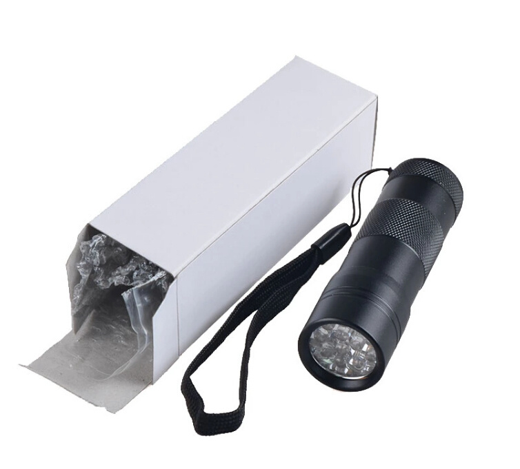 Ultraviolet Flashlight for 12LED Blacklight Flashlight
