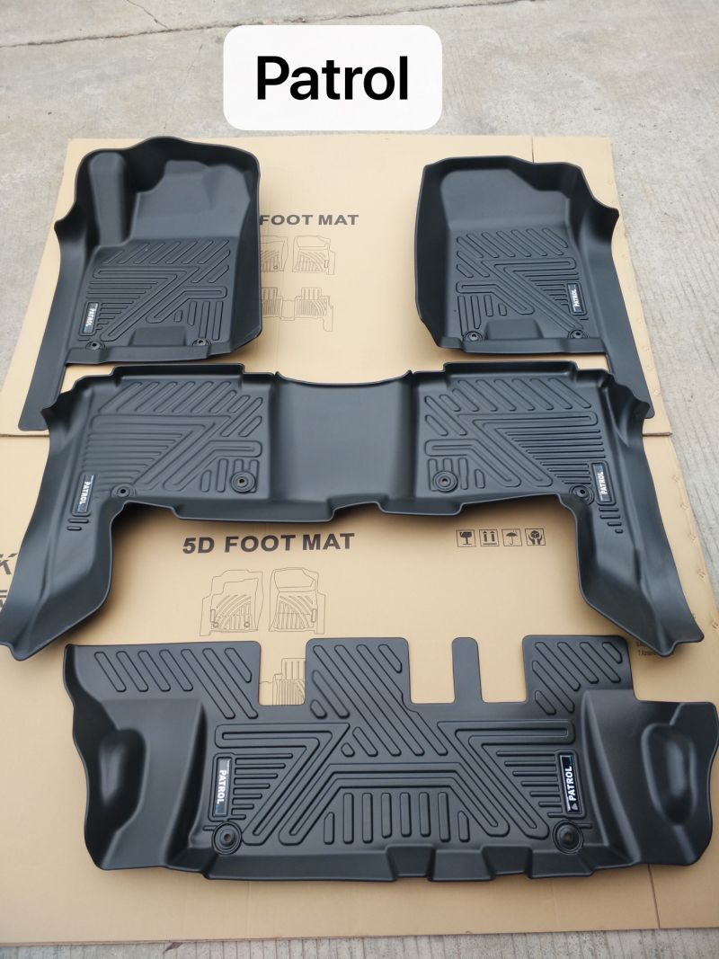 Waterproof Foot Mat Tpo 5D Floor Mat for Nisssan Patrol