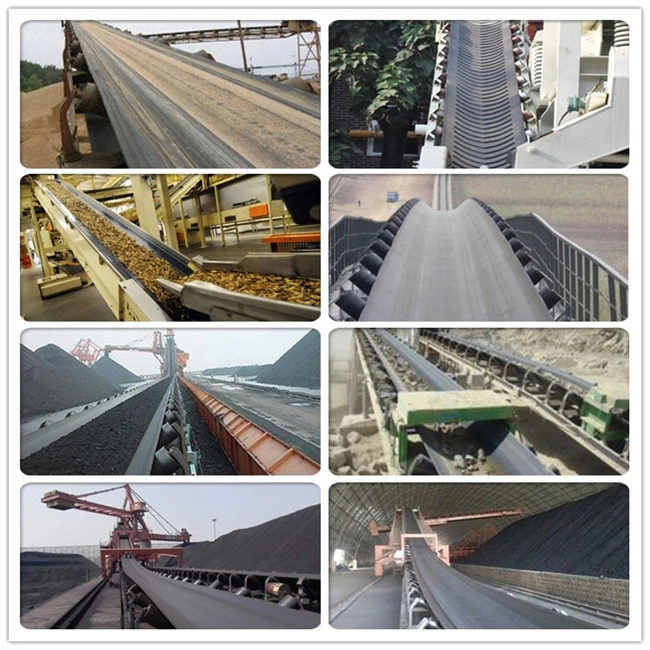 Powdered Conveying Used Ep200 Cleated Belt, Coal Mining Equipment Used High Intensity Herringbone Ribbed Belt