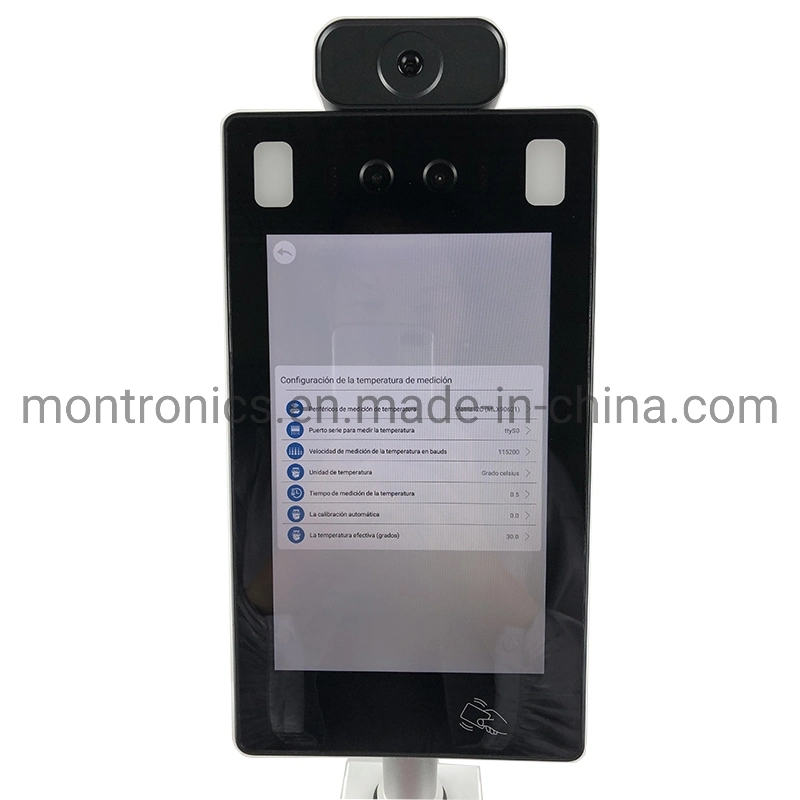 10 '' Rk3288 Android 7.0 Touch Intelligent Security Device Face Recognition Device Body Temperature Integrated Machine