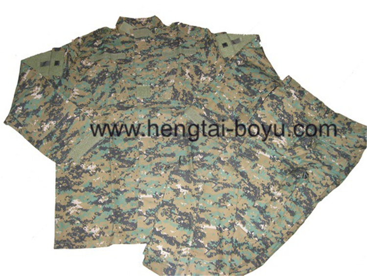 Latest Rip-Stop Royal Twill Cotton Security Guard Military Uniform