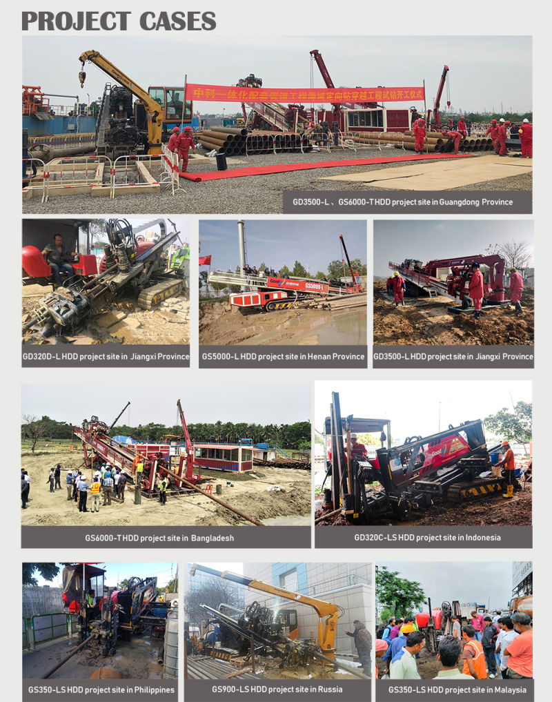 600T(TS) goodeng pipeline laying equipment drilling machine