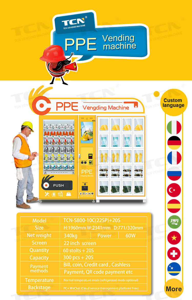 Tcn Safety Equipment Vending Machines Safety Gloves Vending Machines