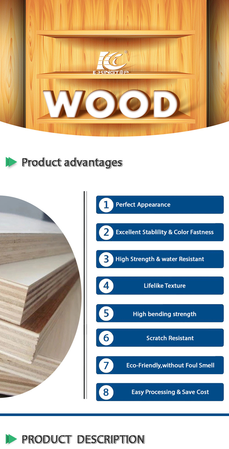 High Quality UV Birch Face Plywood Furniture Plywood