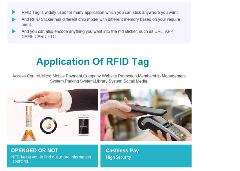 Tag-Sticker Ultralight-Tags Key Token Patrol RFID Label