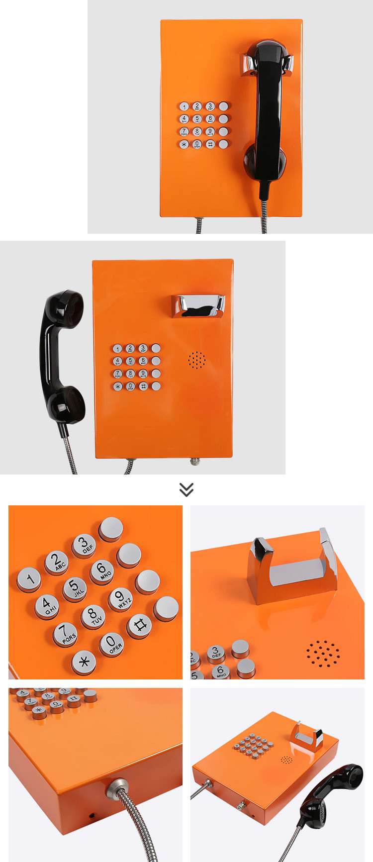IP Telephone Industrial Self-Service Telephones for Airports