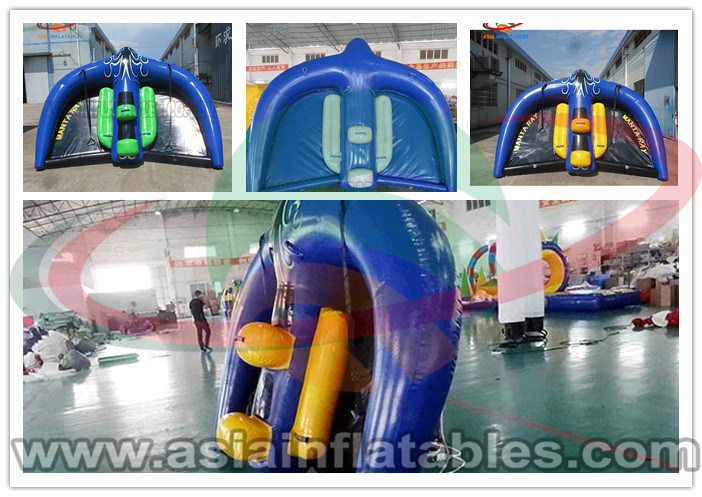 Giant Inflatable Towable Ski Tube Flying Rays for Water Games