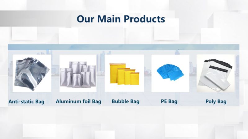 Anti-Static Shielding Bag Open-Top 3-Sides Seal Moisture Proof ESD Shielding Bags for Packaging and Shipping E-Products