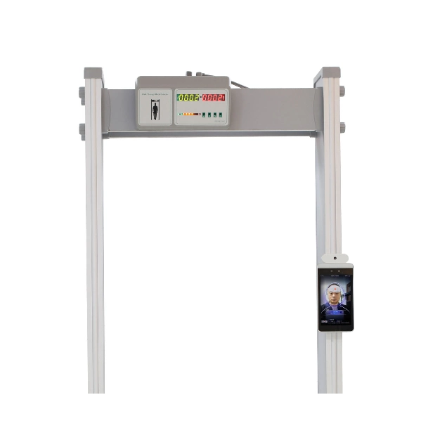 New-Style Human Body Temperature Metal Detector with Face Recognition