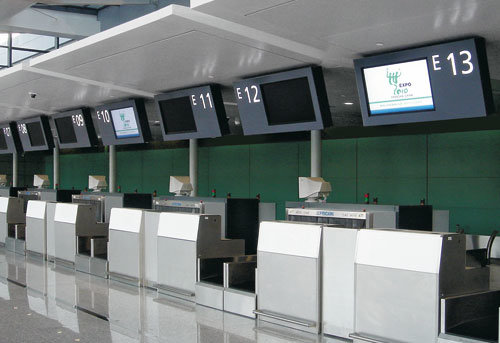 China Wholesale Custom Airport Information Security Counter
