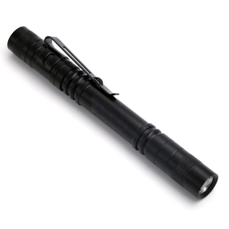 Mini Portable Flashlight XPE 600lm AAA Pocket Pen Flashlight Torch