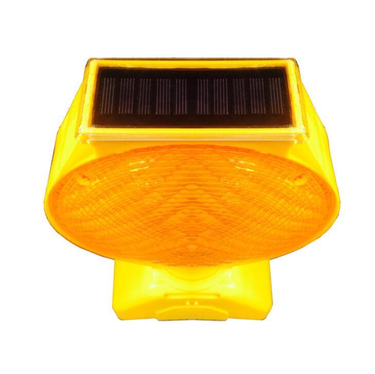 Solar LED Driveway Safety Caution Light for Traffic Safety Solution