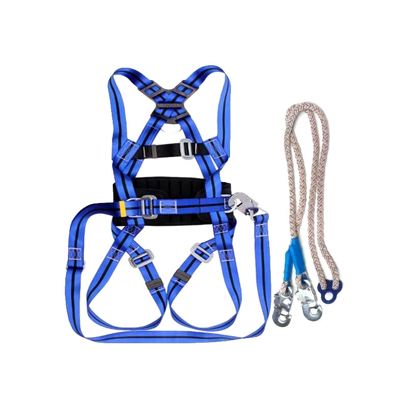 Safety Belt for Construction Workers Safety Harness with Lanyard