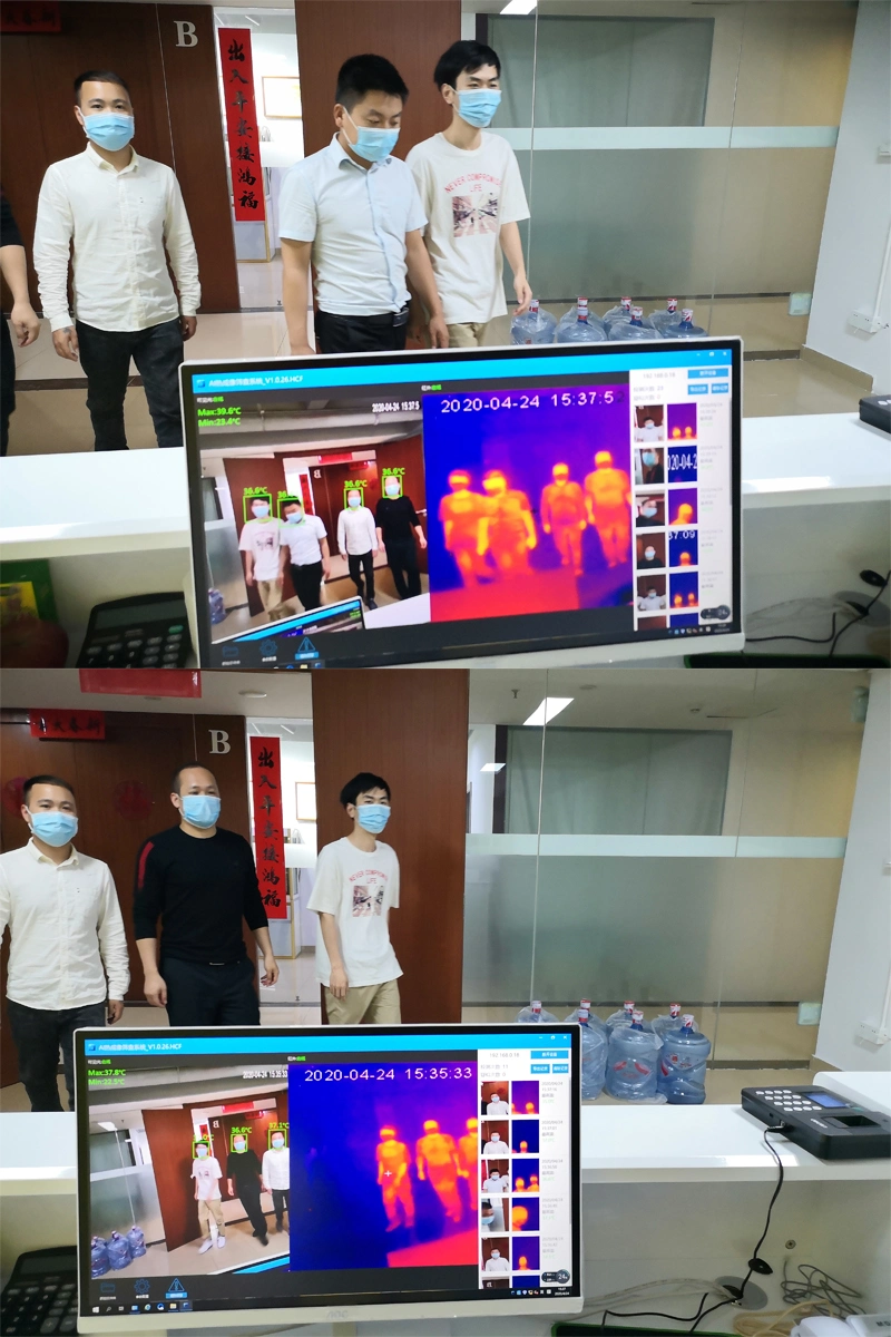 Non-Contact Infrared Walk Through Body Temperature Scanner