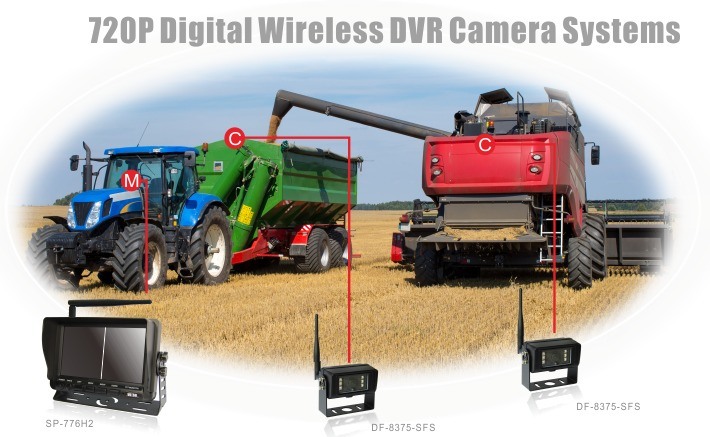 720p Wireless Digital DVR Camera Monitor System