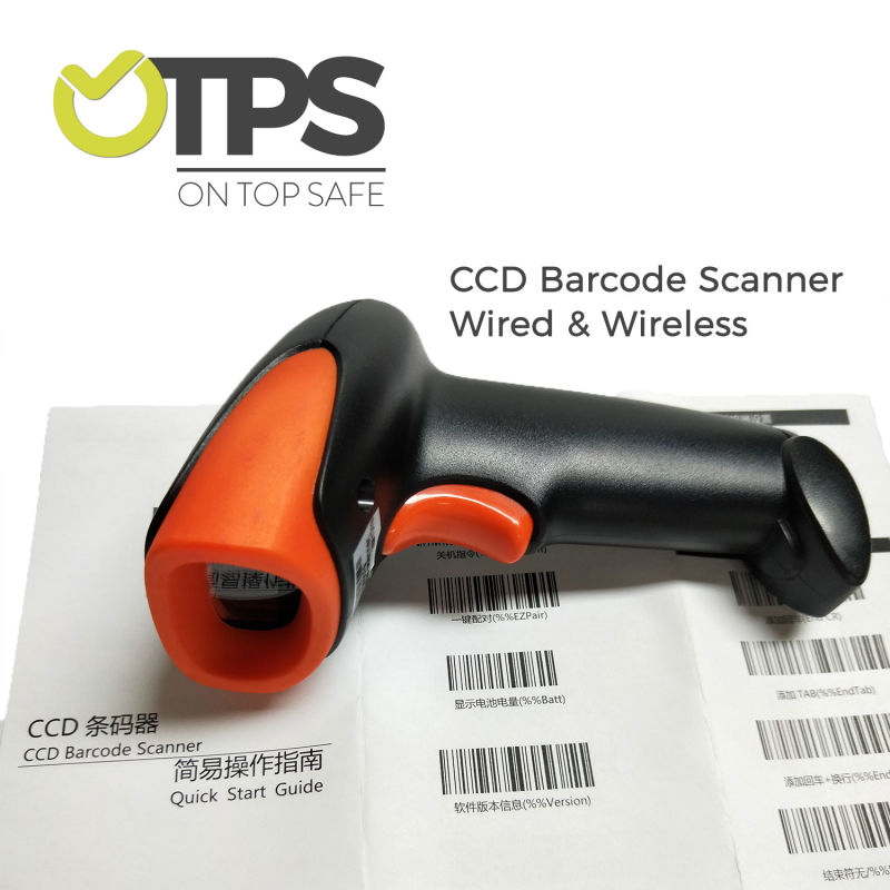 Handheld Laser Bluetooth Barcode Scanner Wireless 2D Barcode Scanner