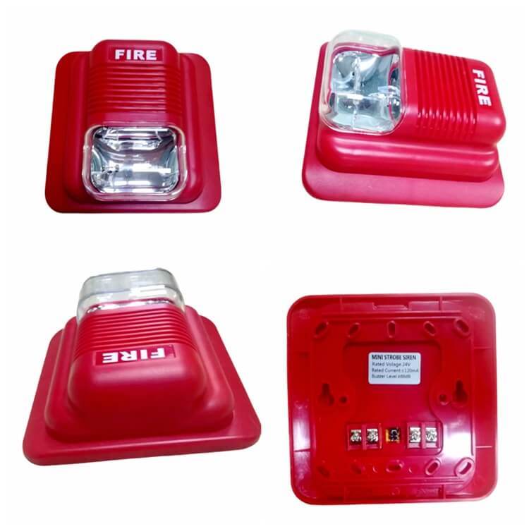 Conventional Fire Alarm Strobe Siren with Flashing Light