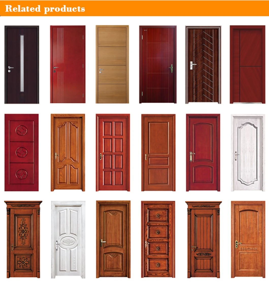The Latest Design of All Kinds of Color Steel Plate Stainless Steel Security Door Glass Door