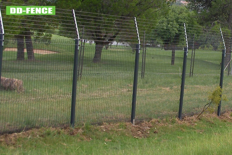 New Design Black Color 358 Security Fence System for Airport Boundary Security