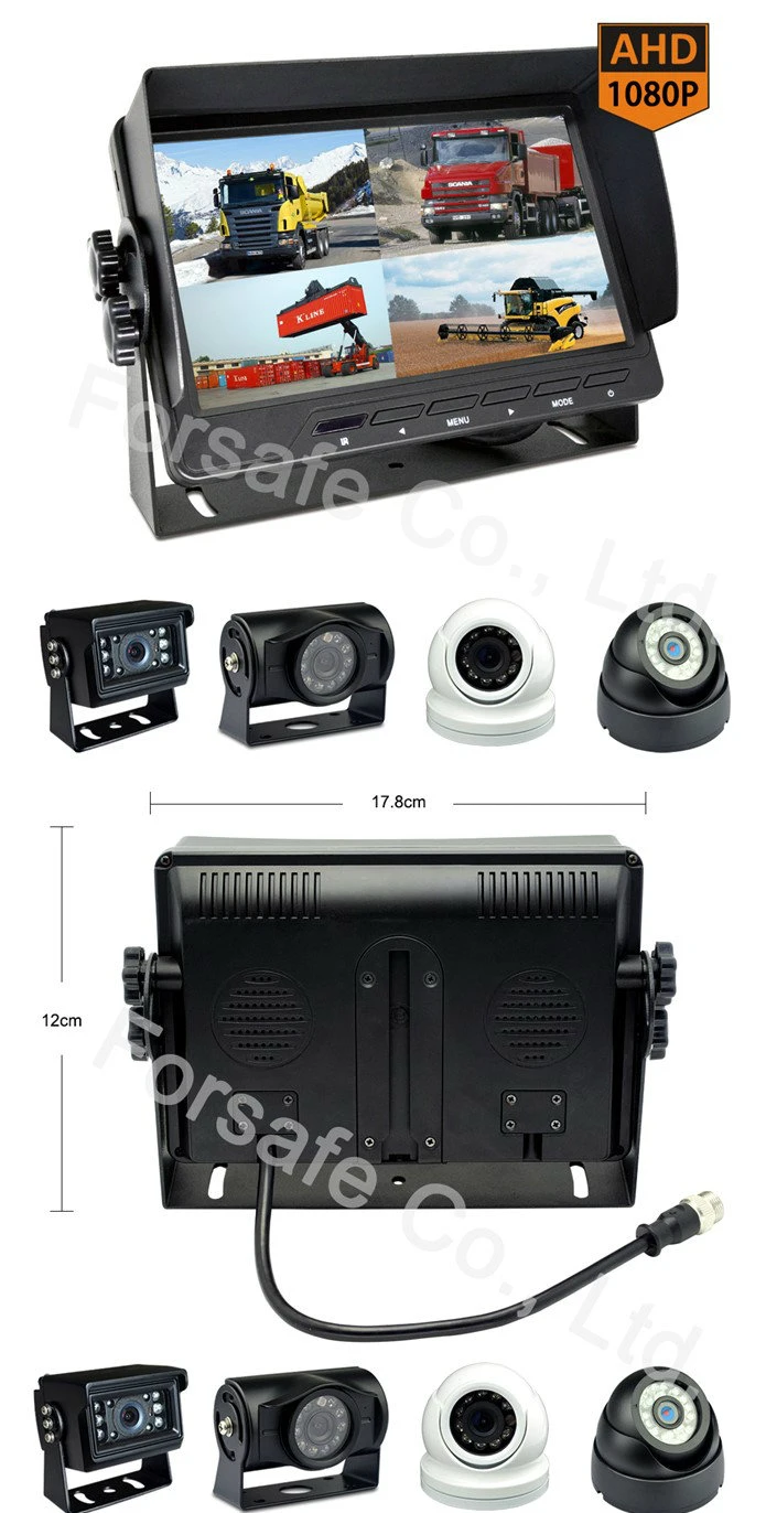 HD Rear View Camera Security Backup System with Waterproof Monitor for Vision Security