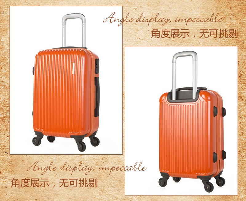 7 Colors Trolley Luggage PC Luggage Bag Hardshell Luggage