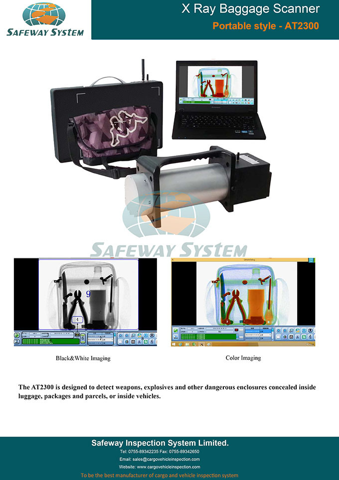 Portable Security X-ray Introscope Machine Mobile X-ray Scanner