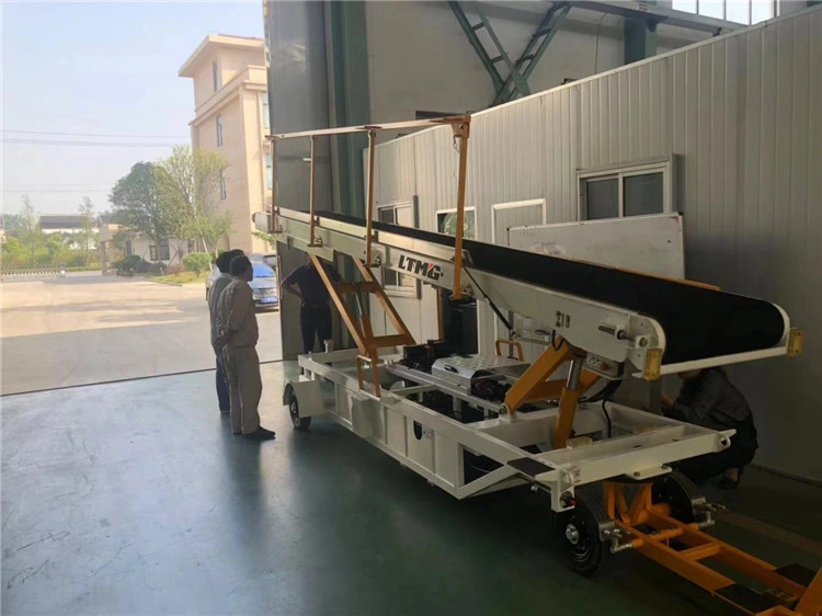 Aviation Equipment Self-Propelled Aircraft Baggage Conveyor Belt Loader