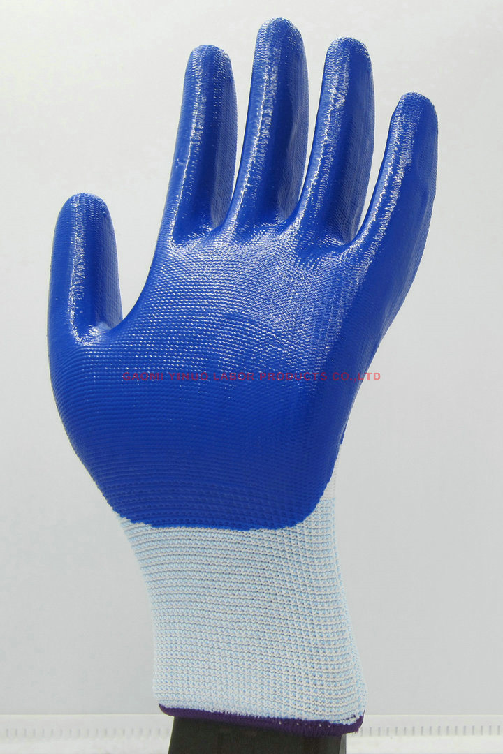 Safety Equipment Nitrile Coated 4121 Safety Working Gloves