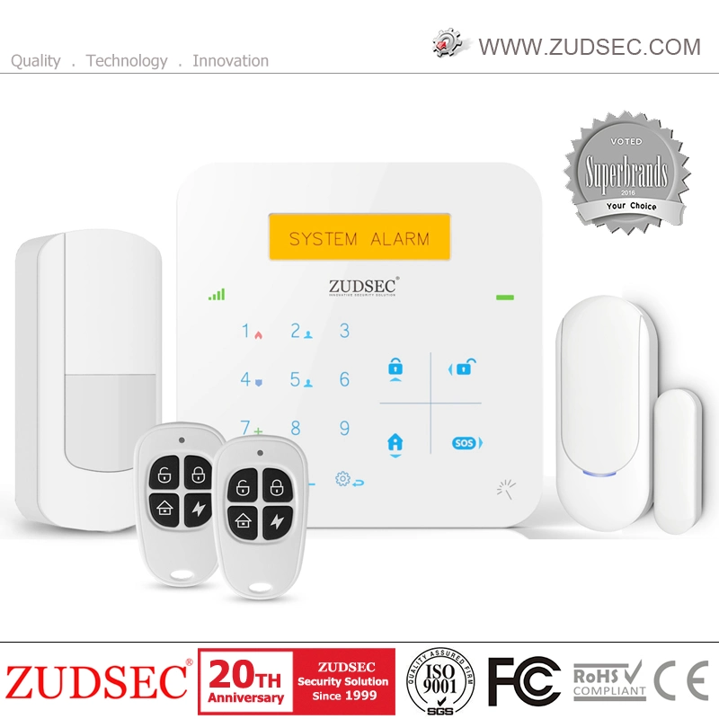 Security Guard Equipment Wireless Home Burglar Anti-Theft GSM Alarm System