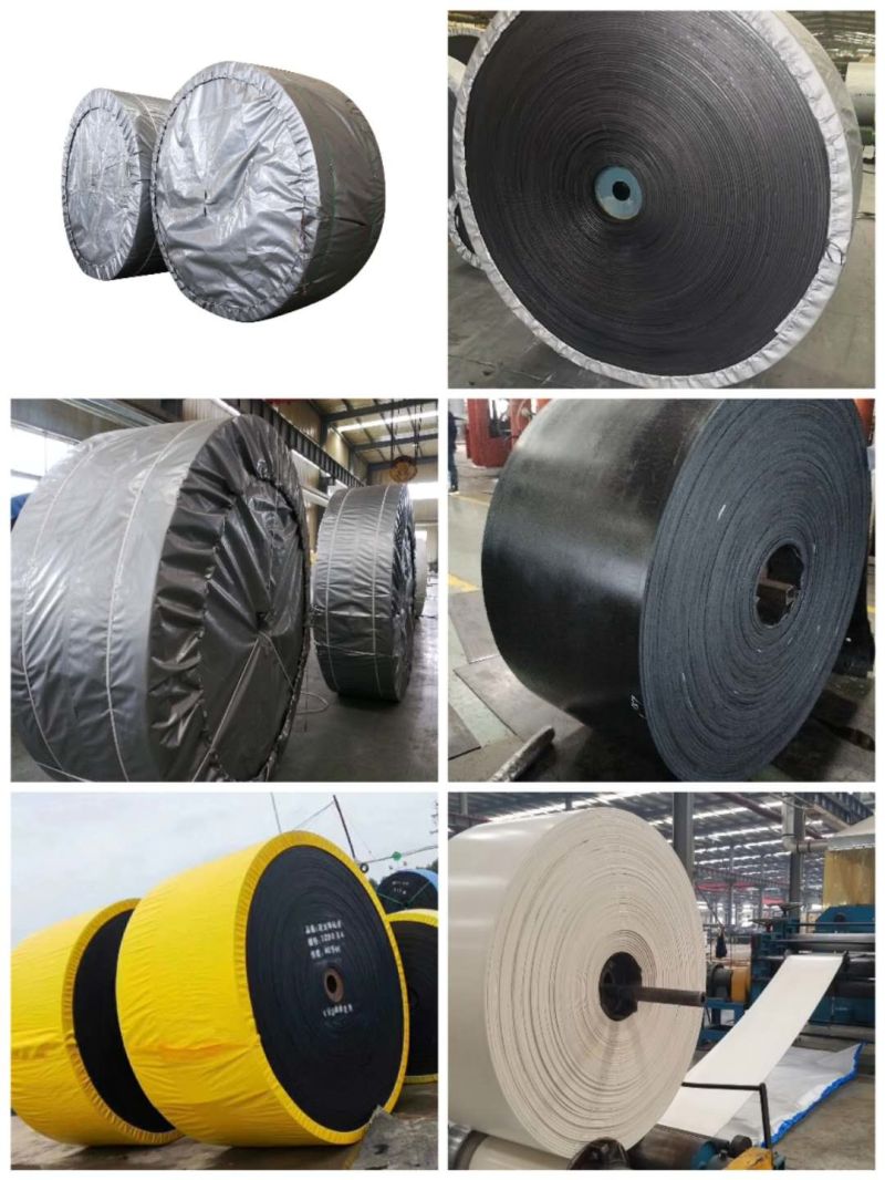 Stable Economical Heat-Resistant Polyester Rubber Conveyor Belt for Coal