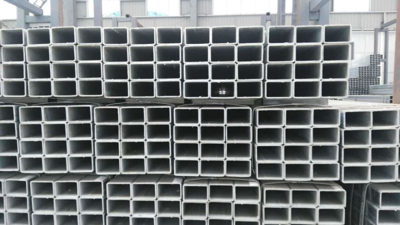 Cold Deformed Steel Pipe Hollow Tube Carbon Steel Tubing Square Galvanized Metal Tubular
