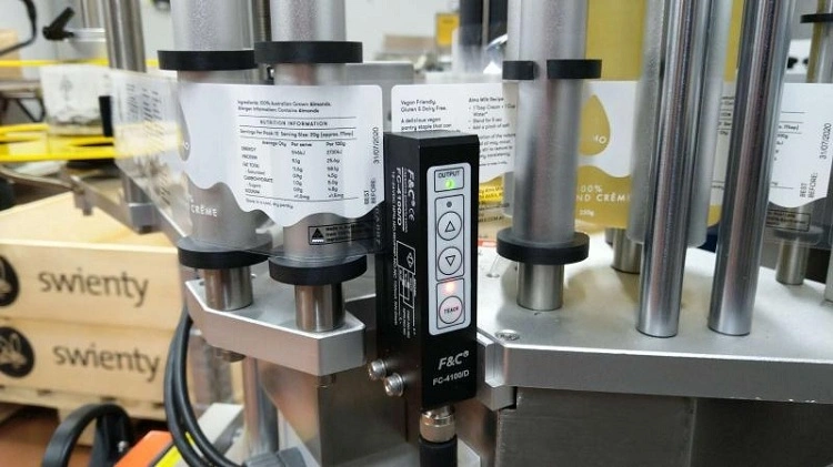 12-24V DC Fully Transparent Label Detection Sensor for Labellers