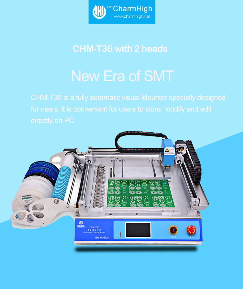 Desktop Pick and Place Machine Chm-T36 with Built-in Software
