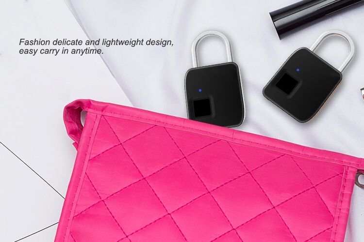 Intelligent Fingerprint Padlock Waterproof Luggage Lock Anti-Theft Security Smart Lock