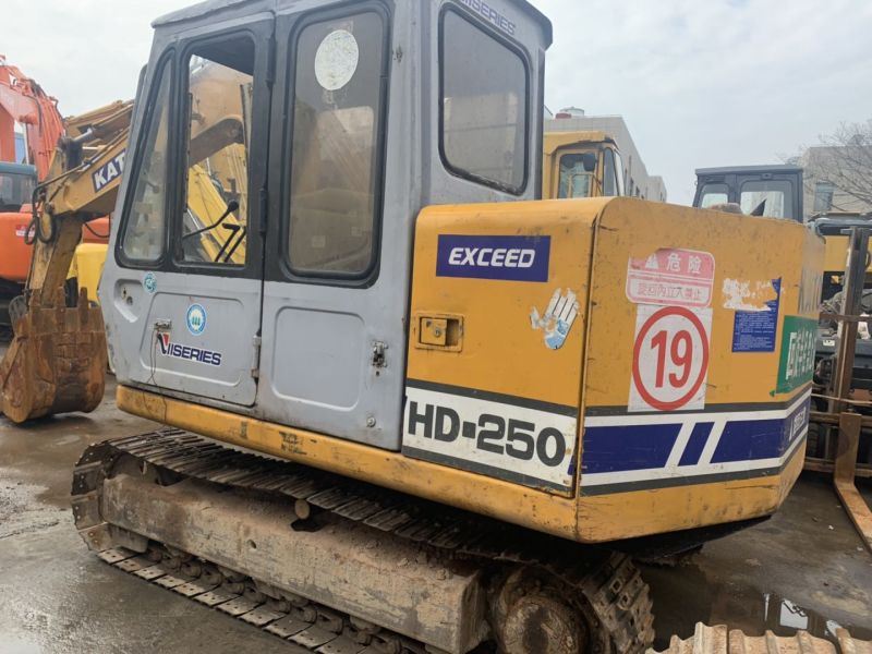 Used Hydraulic Japan Used Kato Excavator HD250 with Very Good Condition