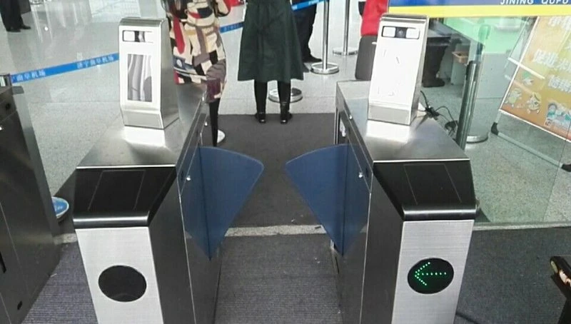 Security Scanner Gate Flap Barrier Turnstile Access Control for Ticket Checking