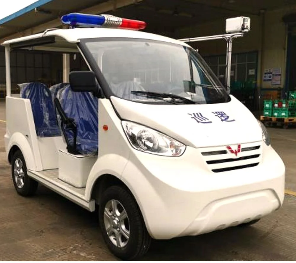 4 Seats Security Patrol Car Wuling Community Patrol Electric Vehicle