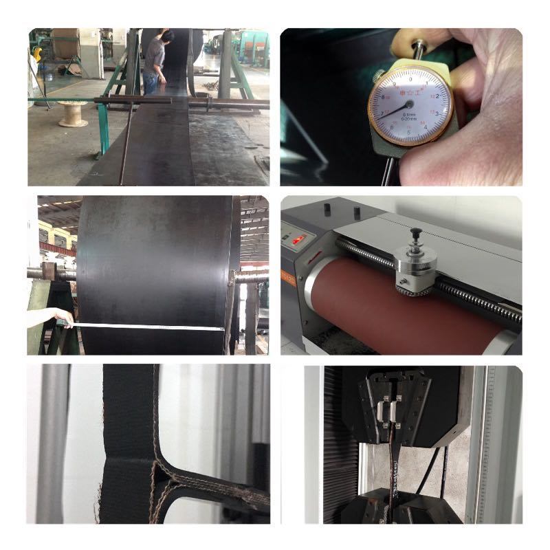 Stable Economical Heat-Resistant Polyester Rubber Conveyor Belt for Coal