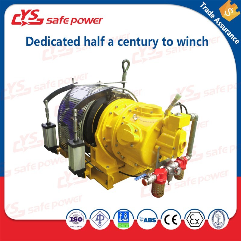 Latest Design 10ton Air Winch with Steel Wire Rope