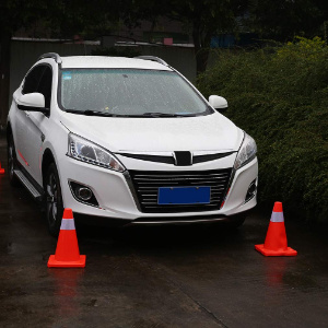 PVC Road Safety Equipment Blue Flexible Traffic Cone
