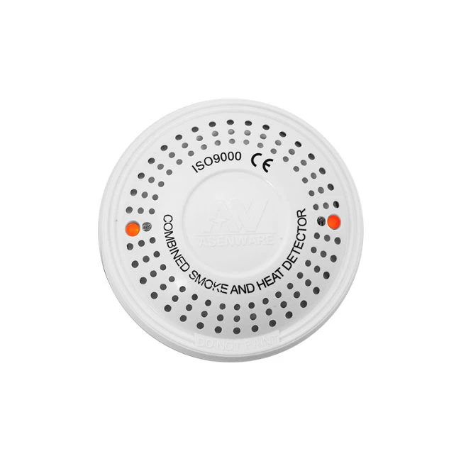 Fire Alarm Combined Smoke and Heat Detector with Strobe Sounder