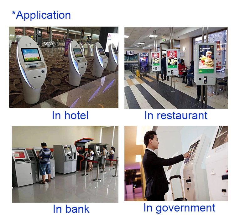 High Quality Money Exchange ATM Kiosk with Camera and Passport Scanner in Airport