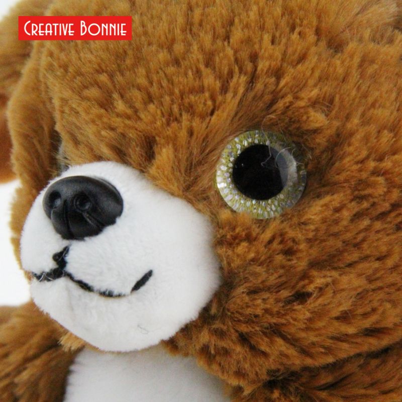 Brown Dog with Long Arms and Pellets Plush Toys