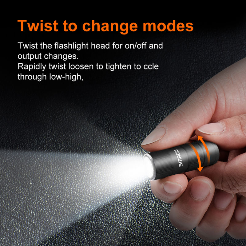 Aluminum Alloy High Power Mini Zoom Magnetic LED Flashlight Torch