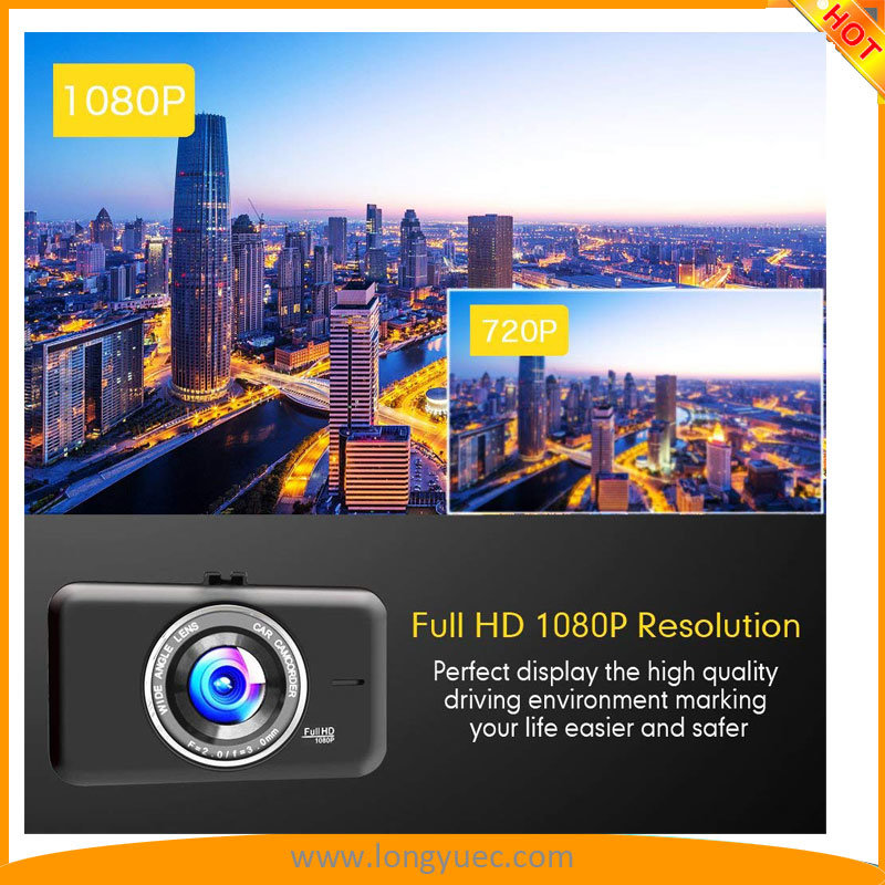 New FHD1080p 3inch Car Dash Camera with Loop Recording Motion Detection G-Sensor