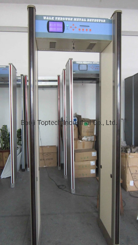 Metal Detector, Walk Through Metal Detector Door, Door Frame Metal Detectors, Jls-200c (6zones/LCD display/2 LED gatepost)