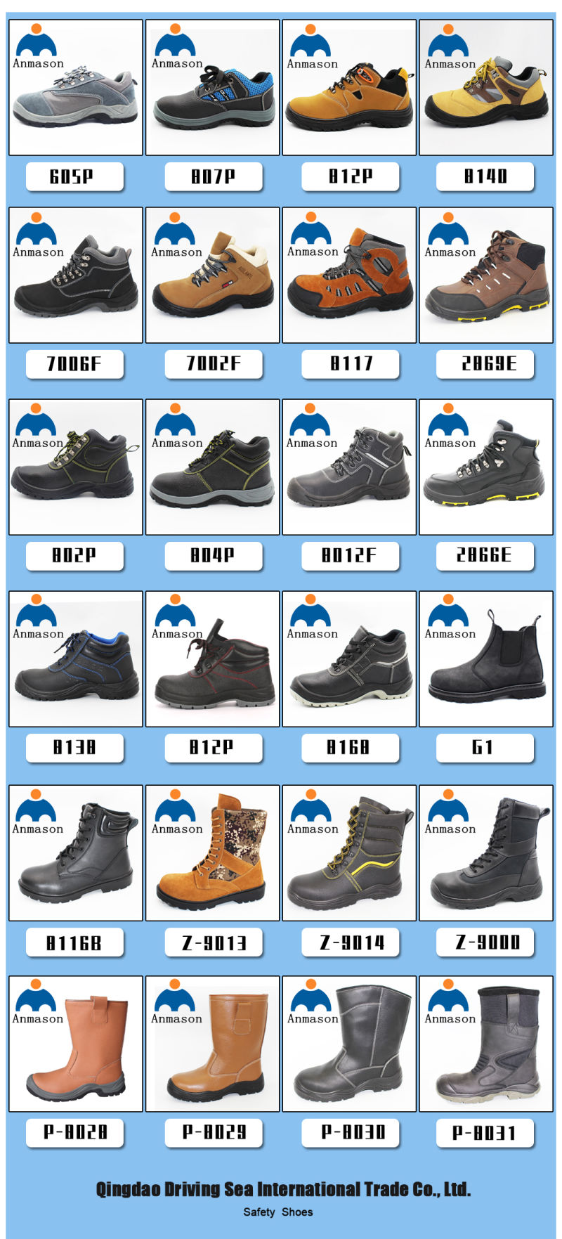 Cheap Industrial Rubber Safety Shoes/Safety Boots for Workers